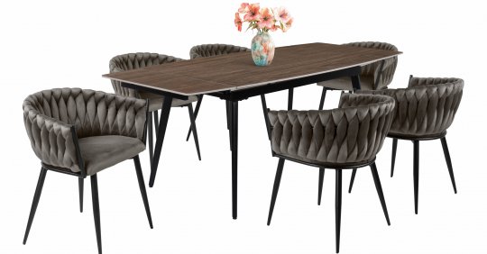 REBEKA étkezőasztal | kerámialapos bővíthető 4 színben