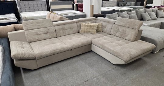 ANGEL Sarokkanapé | szürke és beige színben