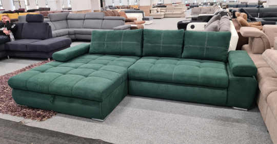 HELLO Sarokkanapé | hatalmas, 160x220cm rugós fekvőfelülettel! 