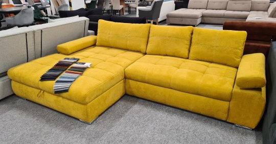 HELLO Sarokkanapé | hatalmas, rugós 160x220cm fekvőfelülettel!