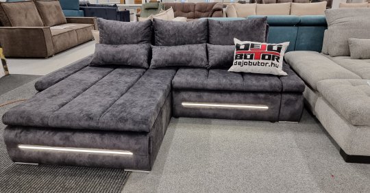 ALESKA LED sarokkanapé | új modell, csak nálunk kapható!!!