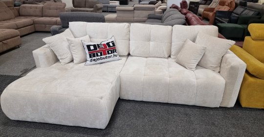 OLIMPIA sarokkanapé | szuper puha duplarugós!