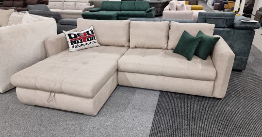 GRANADA sarokkanapé | 160x200cm fekvőfelület - mindkét oldalra szerelhető! 