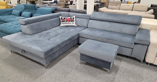 BLANKA nagy sarokkanapé | AJÁNDÉK PUFFAL!
