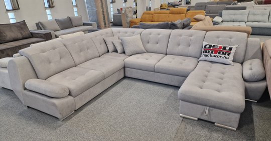 DORNEL U-alakú kanapé 