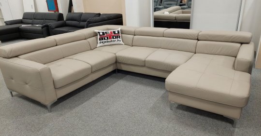 SAMMY U-alakú kanapé | VALÓDI BŐR
