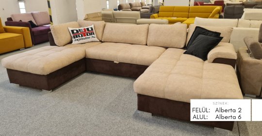 VELENCE U-form kanapé 