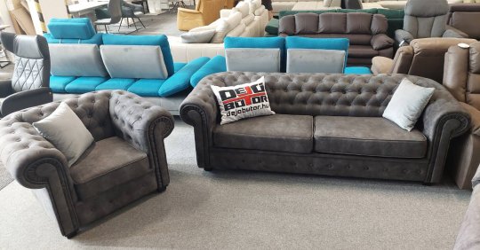 IMPERIAL - CHESTERFIELD Ülőgarnitúra | ÚJ MODELL - ÁGYAZHATÓ!