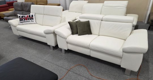 VITO TONGA Ülőgarnitúra 3+2 | VALÓDI BŐR | motoros Tv relax üléssel
