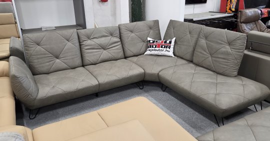 EVITA sarokkanapé + puff | VALÓDI BŐR